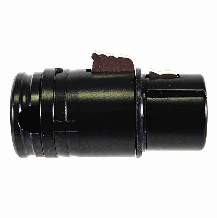 AMERICAN RECORDER Low Profile 3 pin Female XLR Solder Type Connector - Black - AMERICAN RECORDER TECHNOLOGIES, INC.