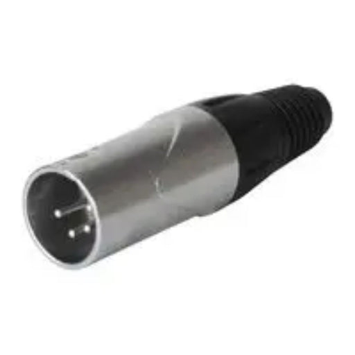 AMERICAN RECORDER Solder Type 4 pin Male XLR Connector - Nickel - AMERICAN RECORDER TECHNOLOGIES, INC.