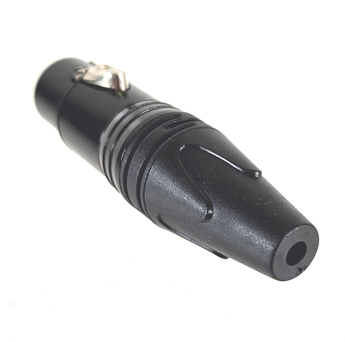 AMERICAN RECORDER Solder Type 4 pin Female ale XLR Connector - Black