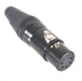 AMERICAN RECODER Solder Type 5 pin Female XLR Connector - Black - AMERICAN RECORDER TECHNOLOGIES, INC.