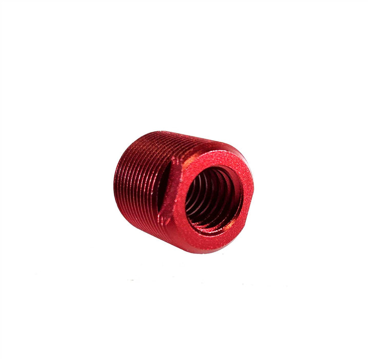 Precision Machined Aluminum Thread Adapter 5/8 Inch to -27 (male) to 3/8 Inch -16 (female) - AMERICAN RECORDER TECHNOLOGIES, INC.