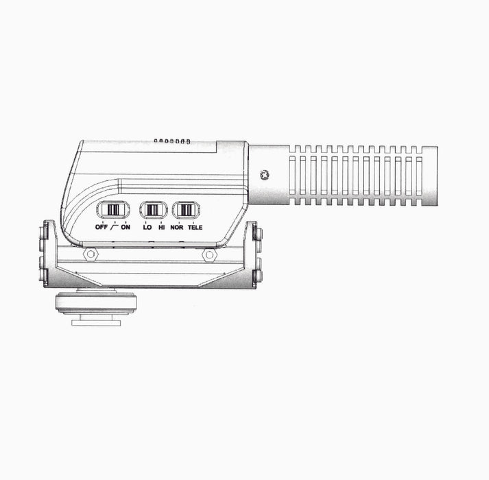 American Recorder Mini Telescopic Microphone with Windscreen - AMERICAN RECORDER TECHNOLOGIES, INC.