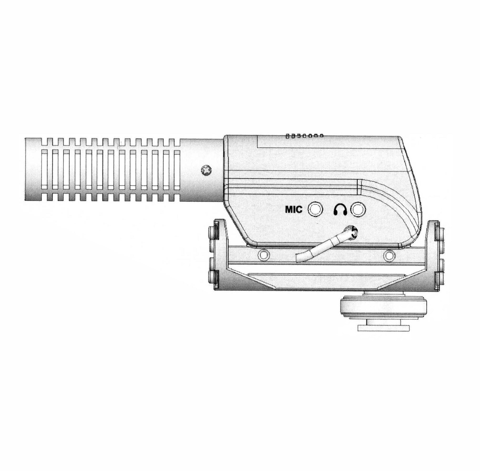 American Recorder Mini Telescopic Microphone with Windscreen — AMERICAN