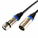 AMERICAN RECORDER XLR to XLR Balanced Microphone Cable - Blue - AMERICAN RECORDER TECHNOLOGIES, INC.