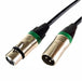 AMERICAN RECORDER XLR to XLR Balanced Microphone Cable - Green - AMERICAN RECORDER TECHNOLOGIES, INC.