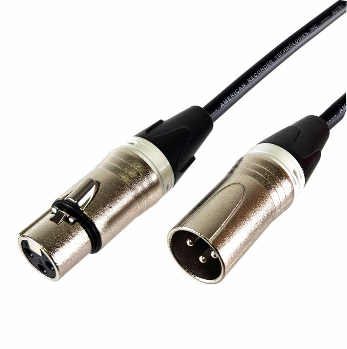 AMERICAN RECORDER XLR to XLR Balanced Microphone Cable - White - AMERICAN RECORDER TECHNOLOGIES, INC.