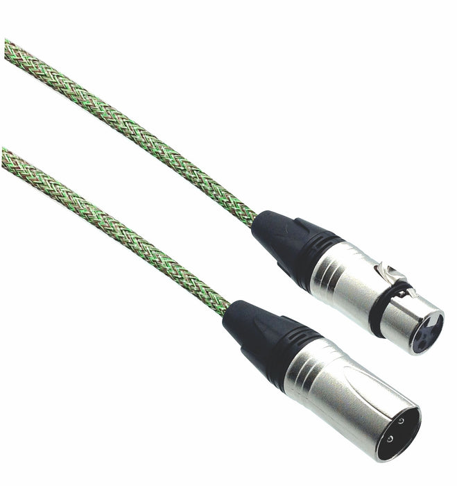 Designer Series XLR Microphone Cable with Jungle Design Protective Sleeve - AMERICAN RECORDER TECHNOLOGIES, INC.