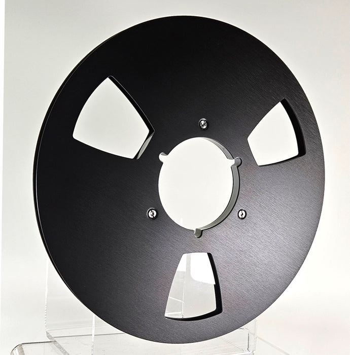 American Recorder 1/4 inch Nab 10.5 inch Precision Metal Reels Black