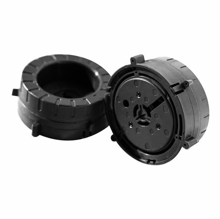 TEAC-Style Plastic NAB Hub Adapter, pair - Black - AMERICAN RECORDER TECHNOLOGIES, INC.