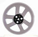 1/4 x 7 inch Six Window Plastic Audio Tape Reel with Reinforced Trident Spindle Hub - AMERICAN RECORDER TECHNOLOGIES, INC.