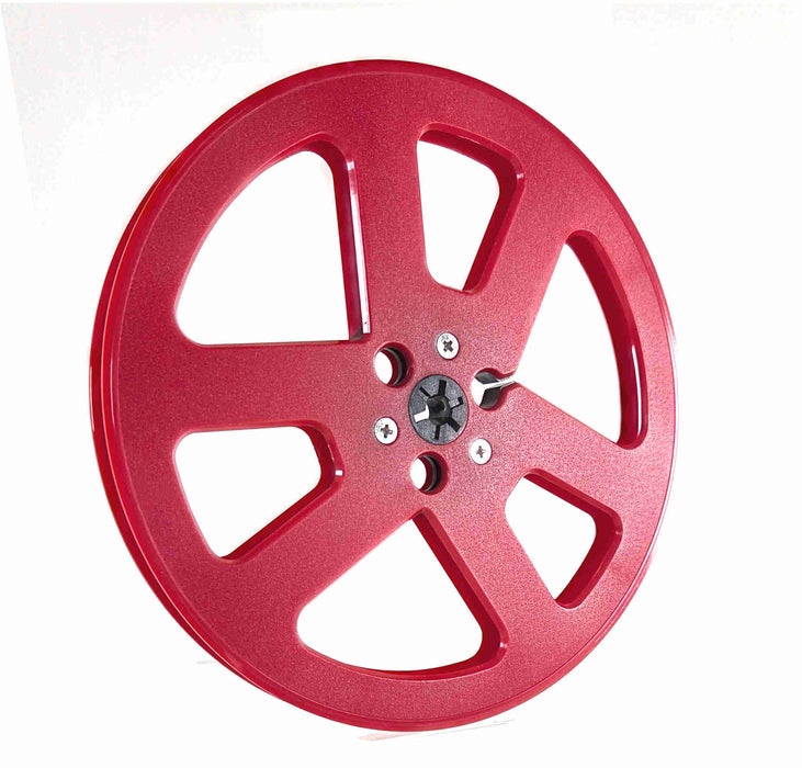 1/4 x 7 inch Six Window Plastic Audio Tape Reel with Reinforced Trident Spindle Hub - AMERICAN RECORDER TECHNOLOGIES, INC.