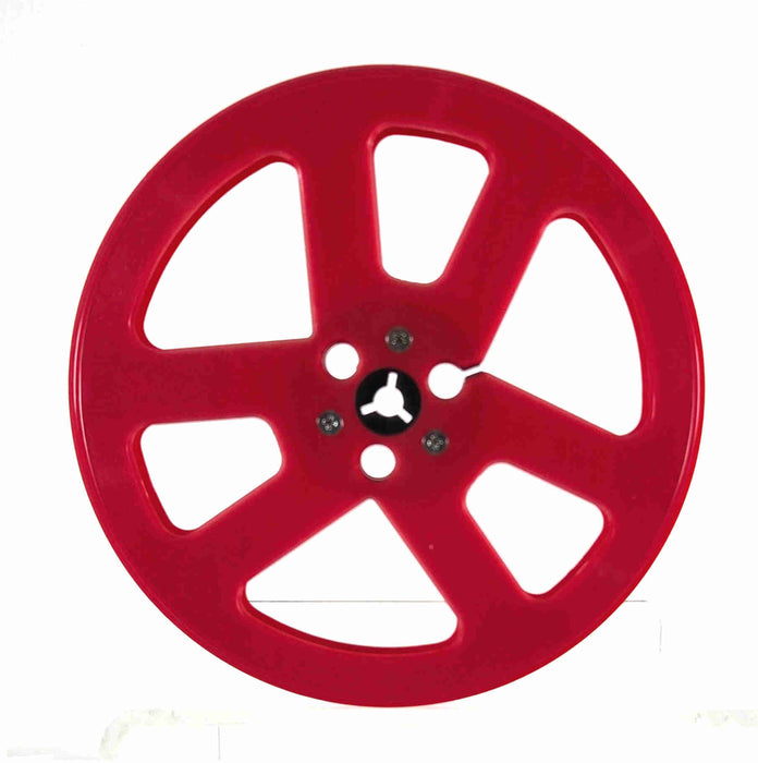 1/4 x 7 inch Six Window Plastic Audio Tape Reel with Reinforced Trident Spindle Hub - AMERICAN RECORDER TECHNOLOGIES, INC.