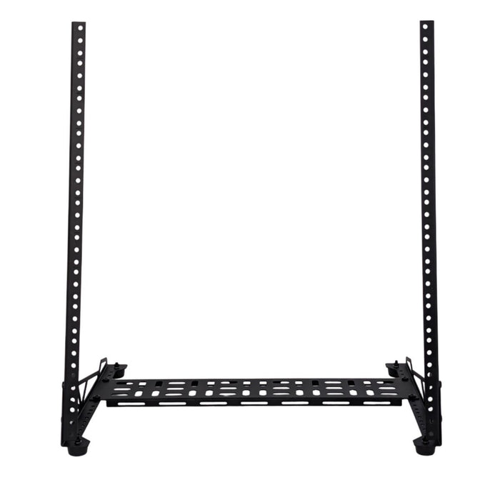 12U Adjustable Open Desktop Rack / 10/32 Rails