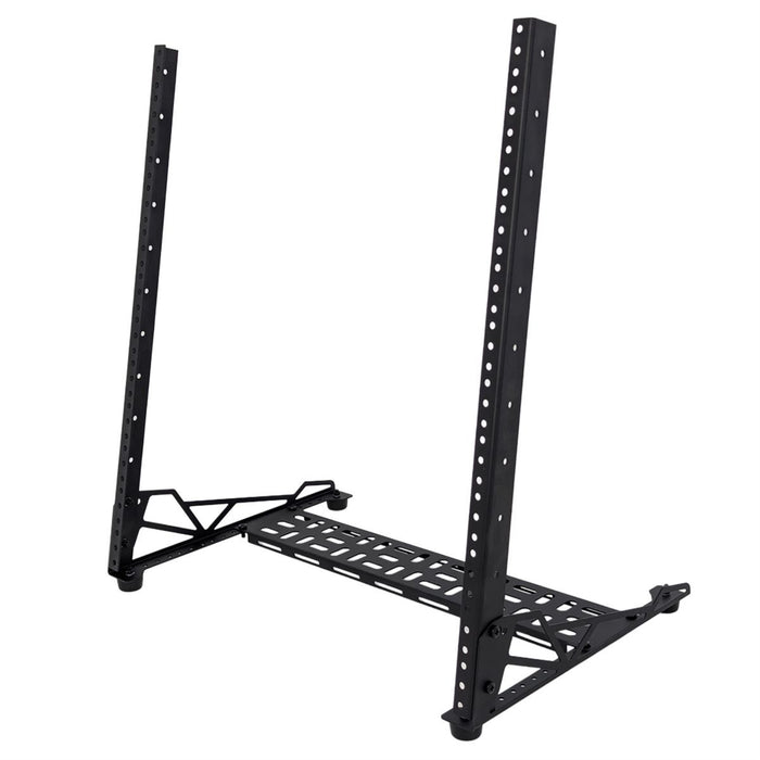 12U Adjustable Open Desktop Rack / 10/32 Rails - AMERICAN RECORDER TECHNOLOGIES, INC.