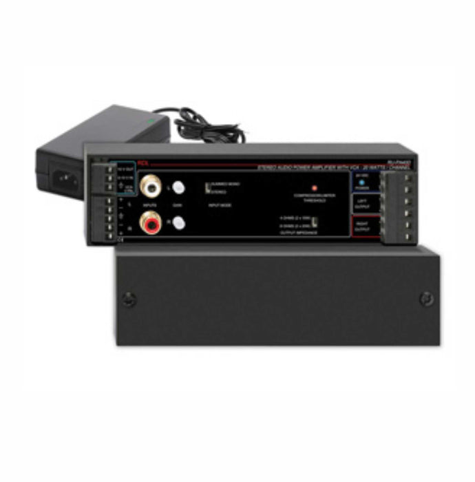 40 W Stereo Audio Amplifier with VCA - 8 ohm, with Power Supply - AMERICAN RECORDER TECHNOLOGIES, INC.