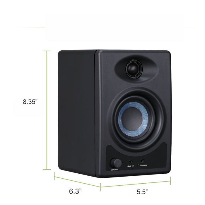 American Recorder Active 50 watt Powered Monitor with Bluetooth, pair - AMERICAN RECORDER TECHNOLOGIES, INC.