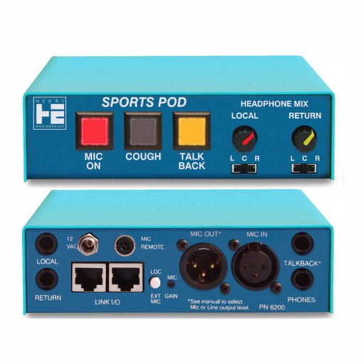 Henry Engineering SPORTS POD™ MIC/HEADPHONE CONTROLLER AND INTERCOM - AMERICAN RECORDER TECHNOLOGIES, INC.