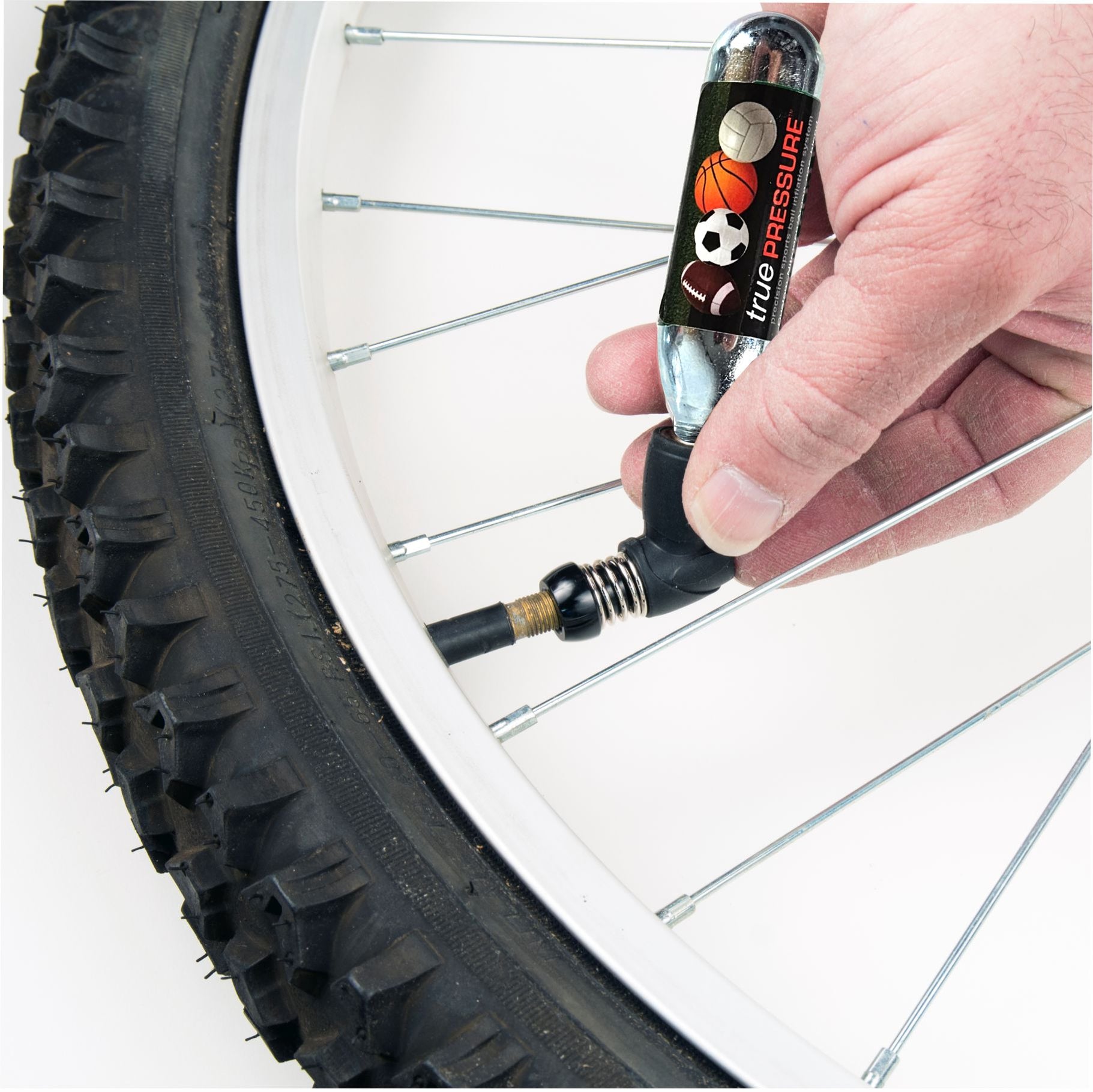 True Pressure Carbon Dioxide Gas Tire Pump Inflator Kit — AMERICAN ...