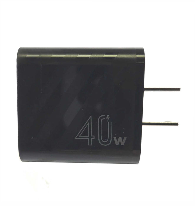 AMERICAN RECORDER 40 Watt Dual Port A & C USB Fast Charger Block for Smartphones, Laptops, Tablets and other Electronic Devices - AMERICAN RECORDER TECHNOLOGIES, INC.
