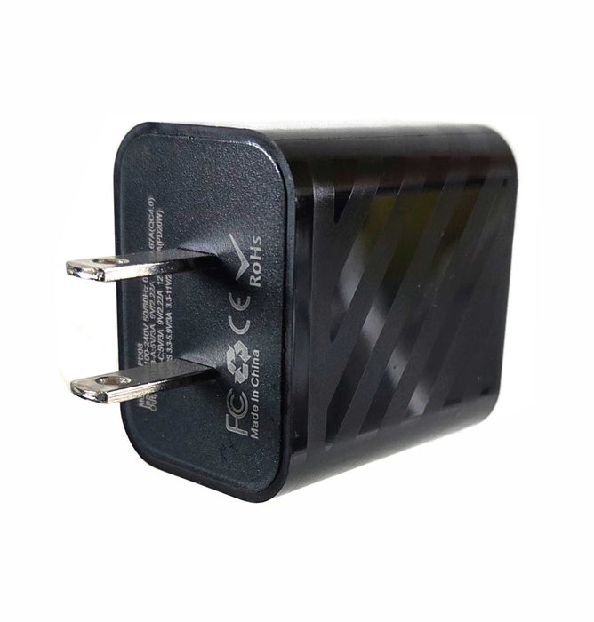 AMERICAN RECORDER 40 Watt Dual Port A & C USB Fast Charger Block for Smartphones, Laptops, Tablets and other Electronic Devices - AMERICAN RECORDER TECHNOLOGIES, INC.