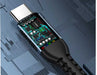 AMERICAN RECORDER USB-C to USB-C Heavy Duty Nylon Braided Cable with Built-in Marker Chip - AMERICAN RECORDER TECHNOLOGIES, INC.
