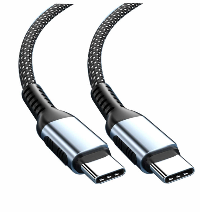AMERICAN RECORDER USB-C to USB-C Heavy Duty Nylon Braided Cable with Built-in Marker Chip - AMERICAN RECORDER TECHNOLOGIES, INC.