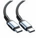 AMERICAN RECORDER USB-C to USB-C Heavy Duty Nylon Braided Cable with Built-in Marker Chip - AMERICAN RECORDER TECHNOLOGIES, INC.