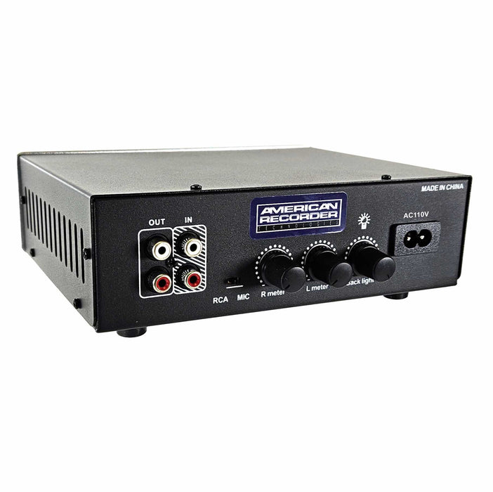 Dual Line Level Stereo Analog VU Meters - AMERICAN RECORDER TECHNOLOGIES, INC.