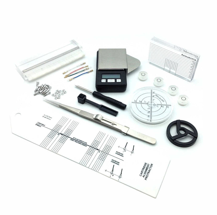 Pro Turntable Cartridge/Stylus Alignment, Cleaning and Tonearm Tuning Kit with Aluminum Carrying Case - AMERICAN RECORDER TECHNOLOGIES, INC.