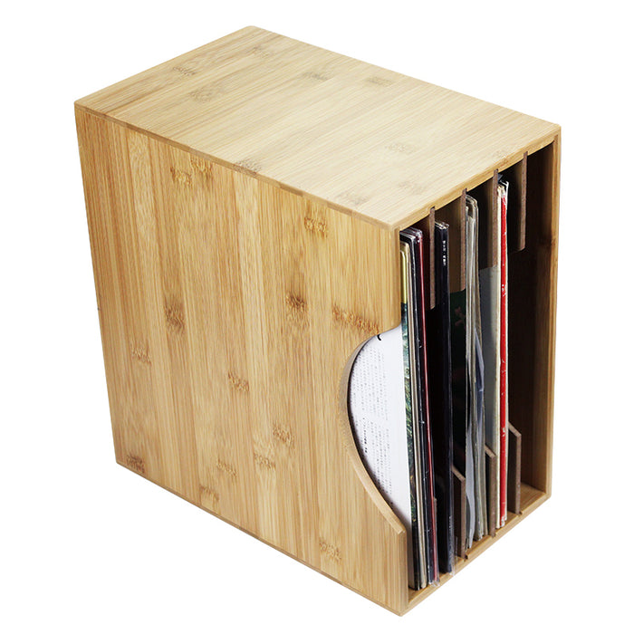 Natural Bamboo Vinyl LP Record Storage Case - AMERICAN RECORDER TECHNOLOGIES, INC.