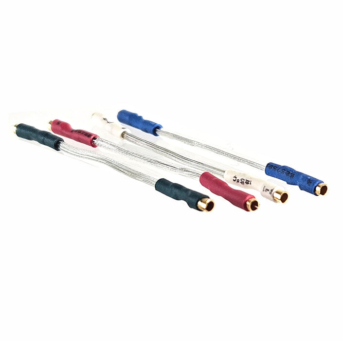 AMERICAN RECORDER Audiophile-grade Silver Stranded Head Shell Cartridge Lead Wires Set