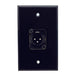 Single Gang Stainless Steel Wall Plate with XLR Male - AMERICAN RECORDER TECHNOLOGIES, INC.