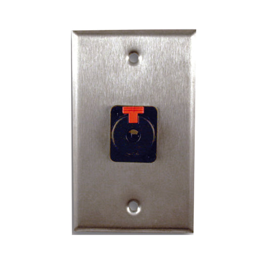 Single Gang Stainless Steel Wall Plates with Single TRS Plug - AMERICAN RECORDER TECHNOLOGIES, INC.