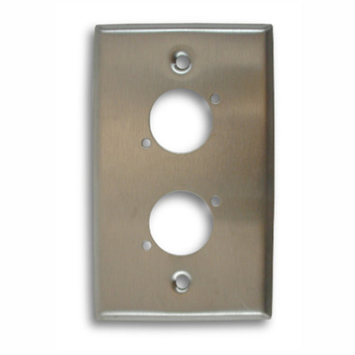 Single Gang, Dual Position Stainless Steel Wall Plate - AMERICAN RECORDER TECHNOLOGIES, INC.