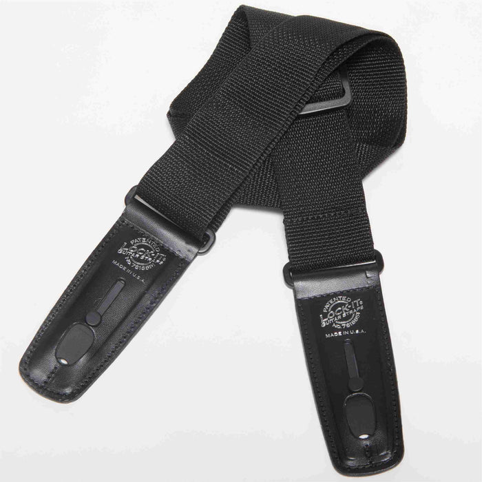 Lock-It Guitar Straps - 2" Wide Nylon in Solid Colors - AMERICAN RECORDER TECHNOLOGIES, INC.