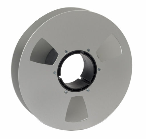 2 inch x 10.5 inch Empty Aluminum Metal Reel with NAB Hub - AMERICAN RECORDER TECHNOLOGIES, INC.