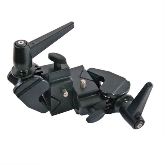 TWIN SUPER CLAMP WITH 5/8” SOCKET & ¼ FEMALE - AMERICAN RECORDER TECHNOLOGIES, INC.