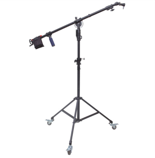 American Recorder B SERIES 7 FT LIGHT STAND/8 FT BOOM WITH WHEELED STAND - AMERICAN RECORDER TECHNOLOGIES, INC.