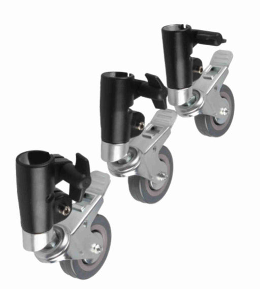 GTX GRIP Studio C-Stand Wheel Set - AMERICAN RECORDER TECHNOLOGIES, INC.