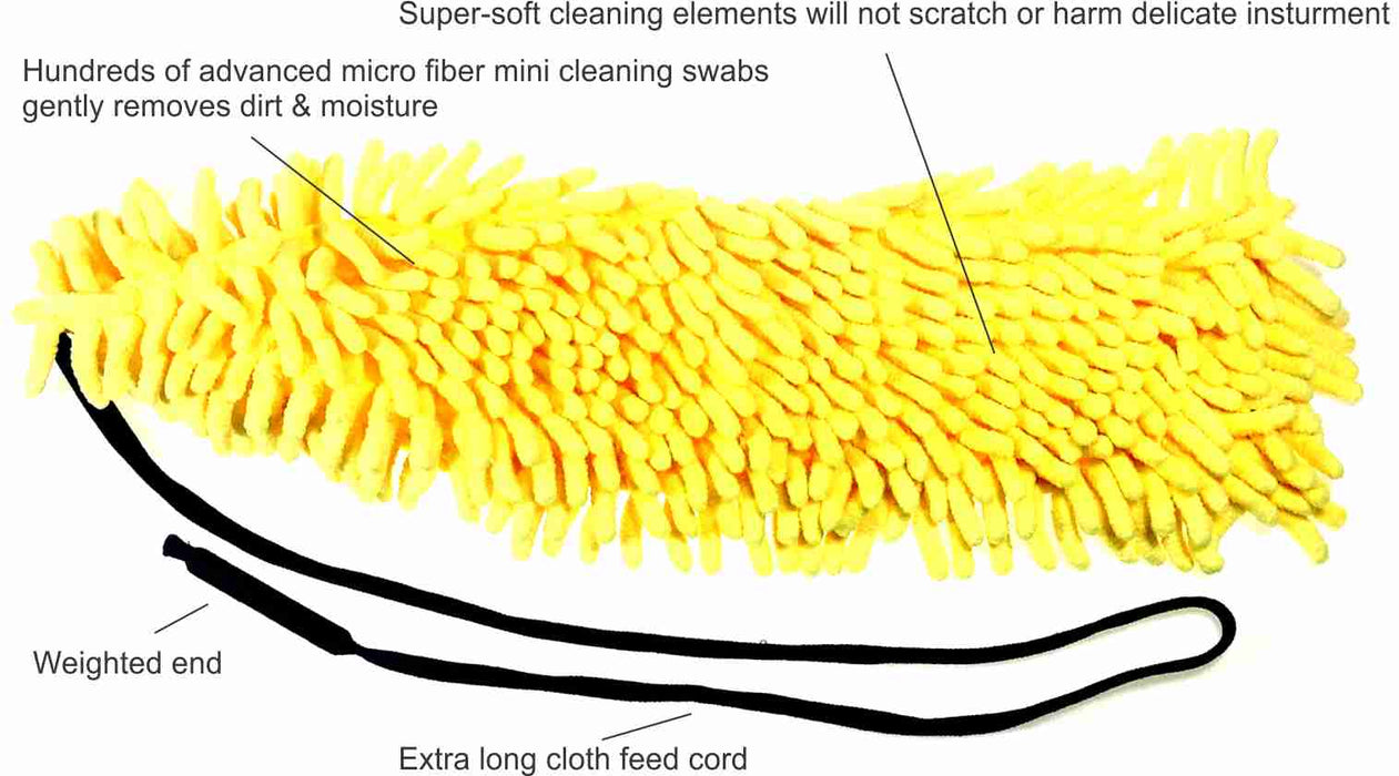 ANFREE Micro Fiber Instrument Cleaner for Soprano Saxophone - AMERICAN RECORDER TECHNOLOGIES, INC.