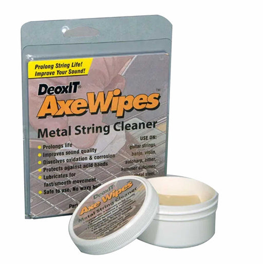 DeoxIT AXE Guitar String Wipes -  30 count - AMERICAN RECORDER TECHNOLOGIES, INC.