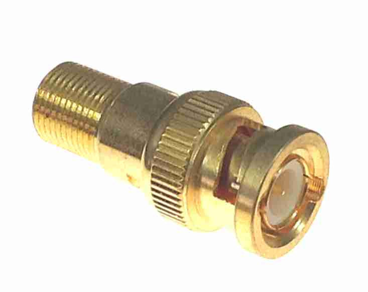 BNC Male To F (fitting) Female Adapter - AMERICAN RECORDER TECHNOLOGIES, INC.