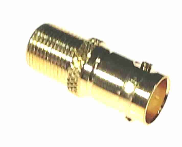 BNC Female To F (fitting) Female Adapter - AMERICAN RECORDER TECHNOLOGIES, INC.
