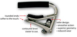 SHUBB Standard Capo - Polished Nickel Finish - AMERICAN RECORDER TECHNOLOGIES, INC.