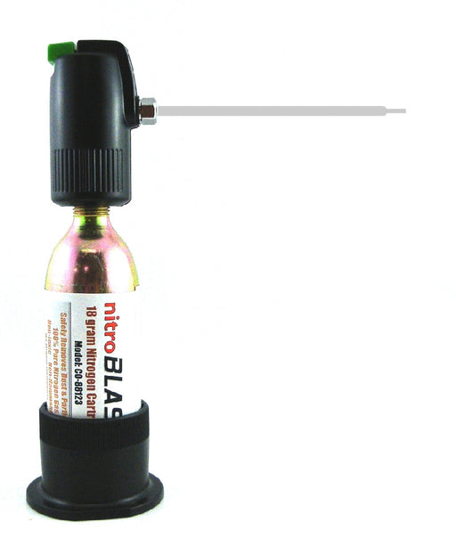 NITRO PRO -  Lab Grade Nitrogen Gas Duster with 2 each 18 gram gas cartridges - AMERICAN RECORDER TECHNOLOGIES, INC.