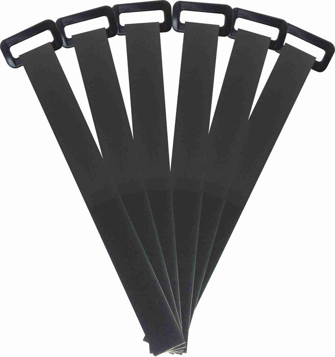 REGRIP 8" Cinch Style Reusable Cable Straps - 6 Pack - AMERICAN RECORDER TECHNOLOGIES, INC.