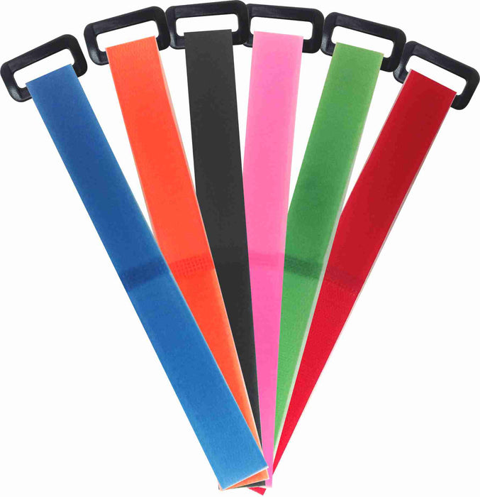 REGRIP 8" Cinch Style Reusable Cable Straps - 6 Pack - AMERICAN RECORDER TECHNOLOGIES, INC.