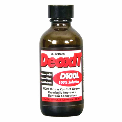 DeoxIT® D100L D-Series Liquid, 100% solution, 59 ml, - AMERICAN RECORDER TECHNOLOGIES, INC.