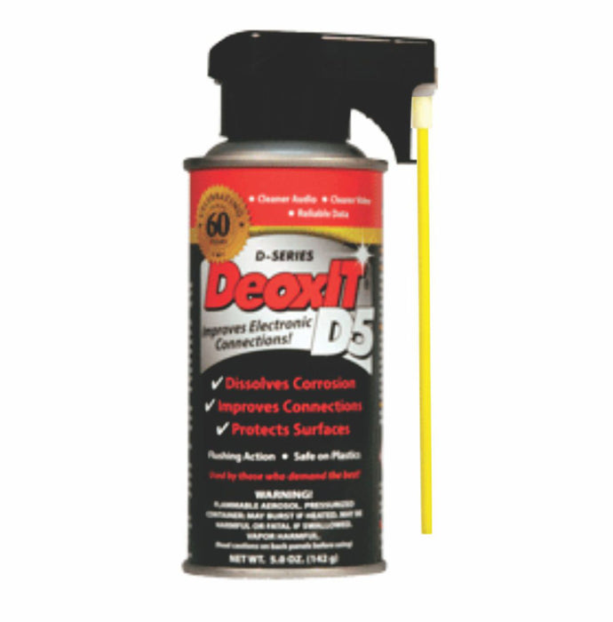 CAIG LABS DeoxIT D Series Spray, Perfect Straw Nozzle, 5% Solution, 142g. - AMERICAN RECORDER TECHNOLOGIES, INC.