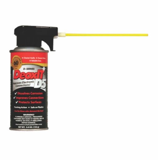 CAIG LABS DeoxIT D Series Spray, Perfect Straw Nozzle, 5% Solution, 142g. - AMERICAN RECORDER TECHNOLOGIES, INC.